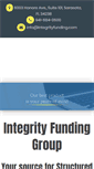 Mobile Screenshot of integrityfundinggroup.com